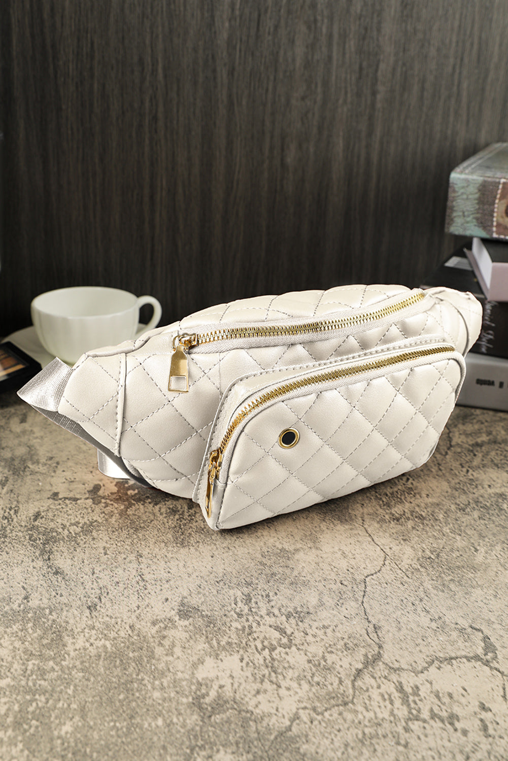 Southport Sling Bag (in White and Black)
