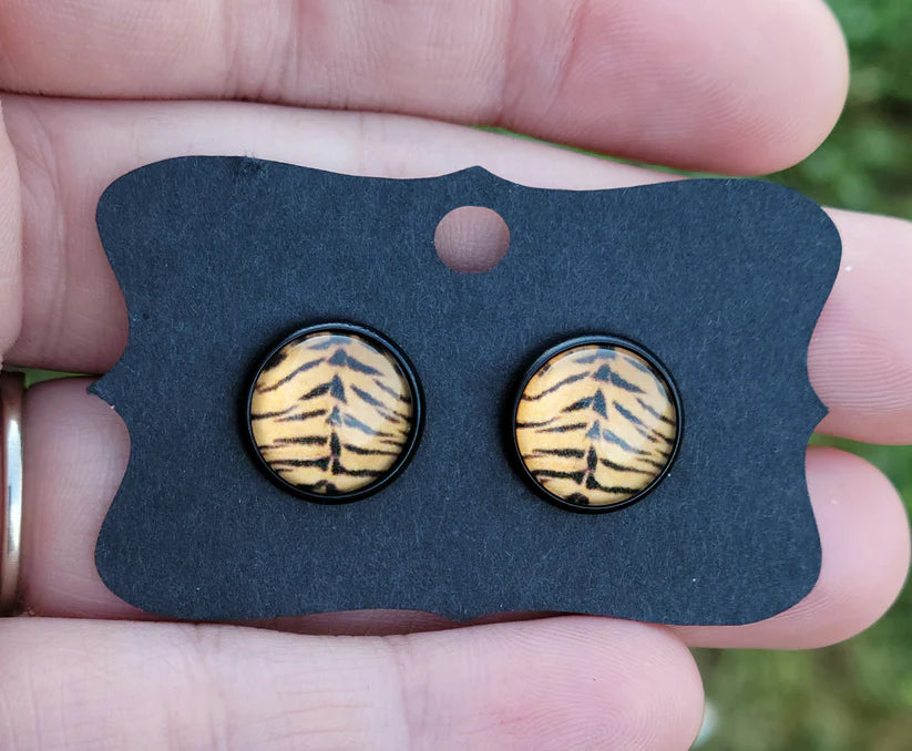Tiger Stud Earrings