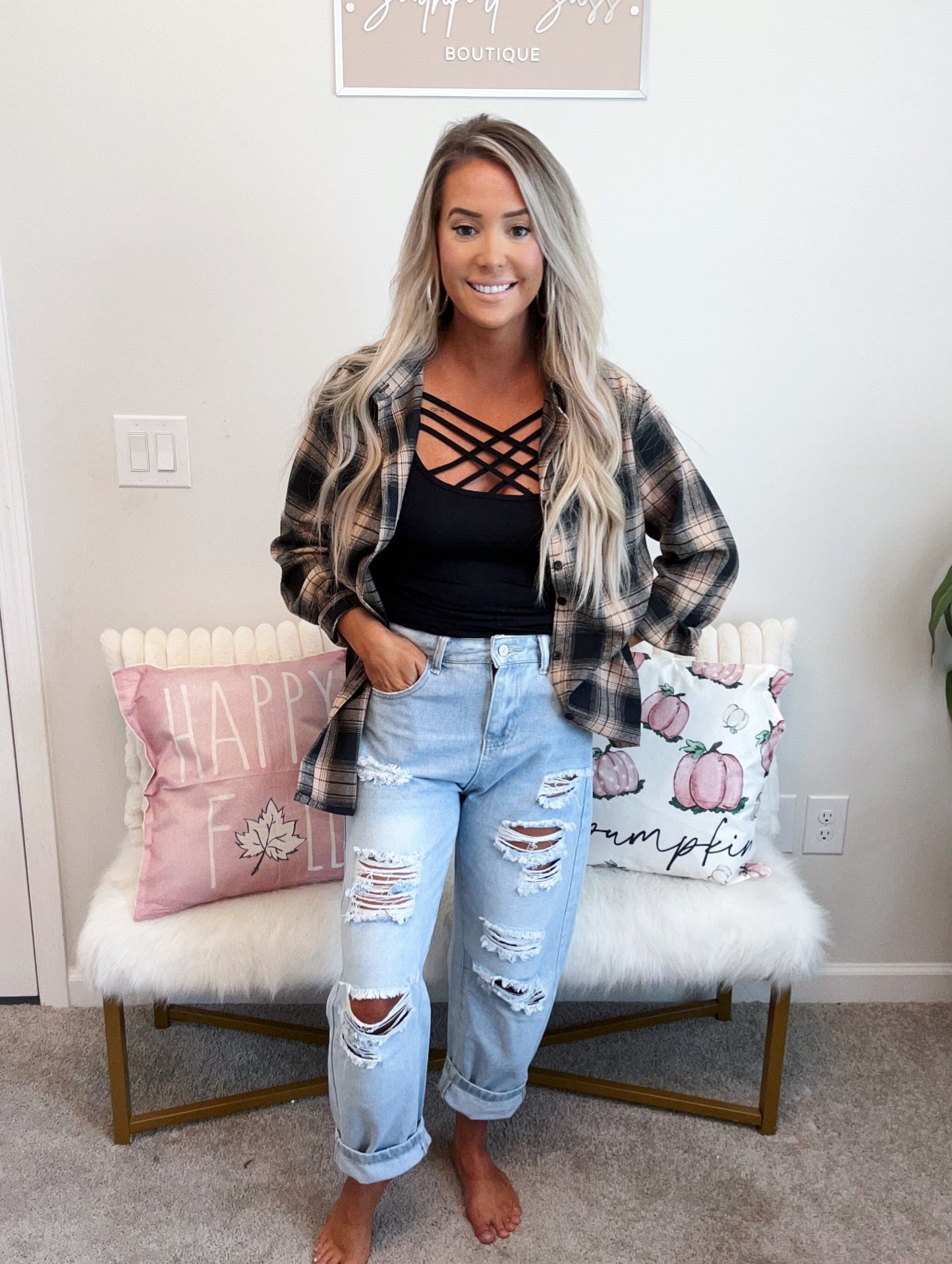 Color me Khaki Flannel