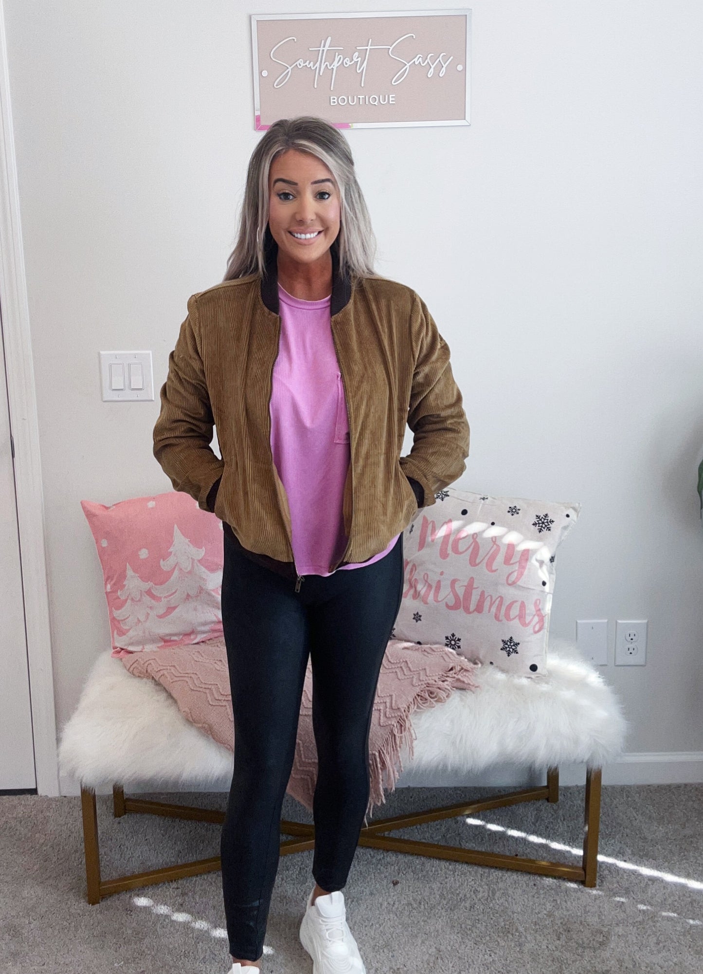 Corduroy Bomber Jacket