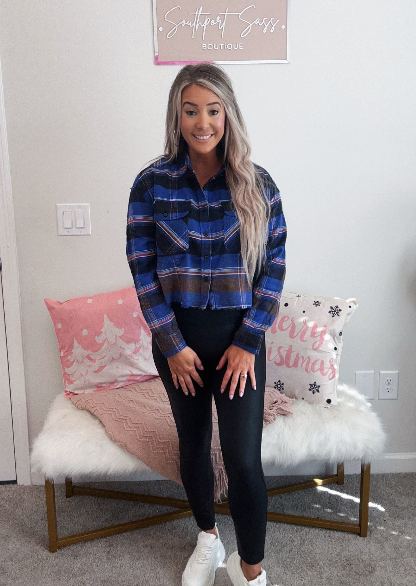 Hi-Lo Raw Edge Flannel