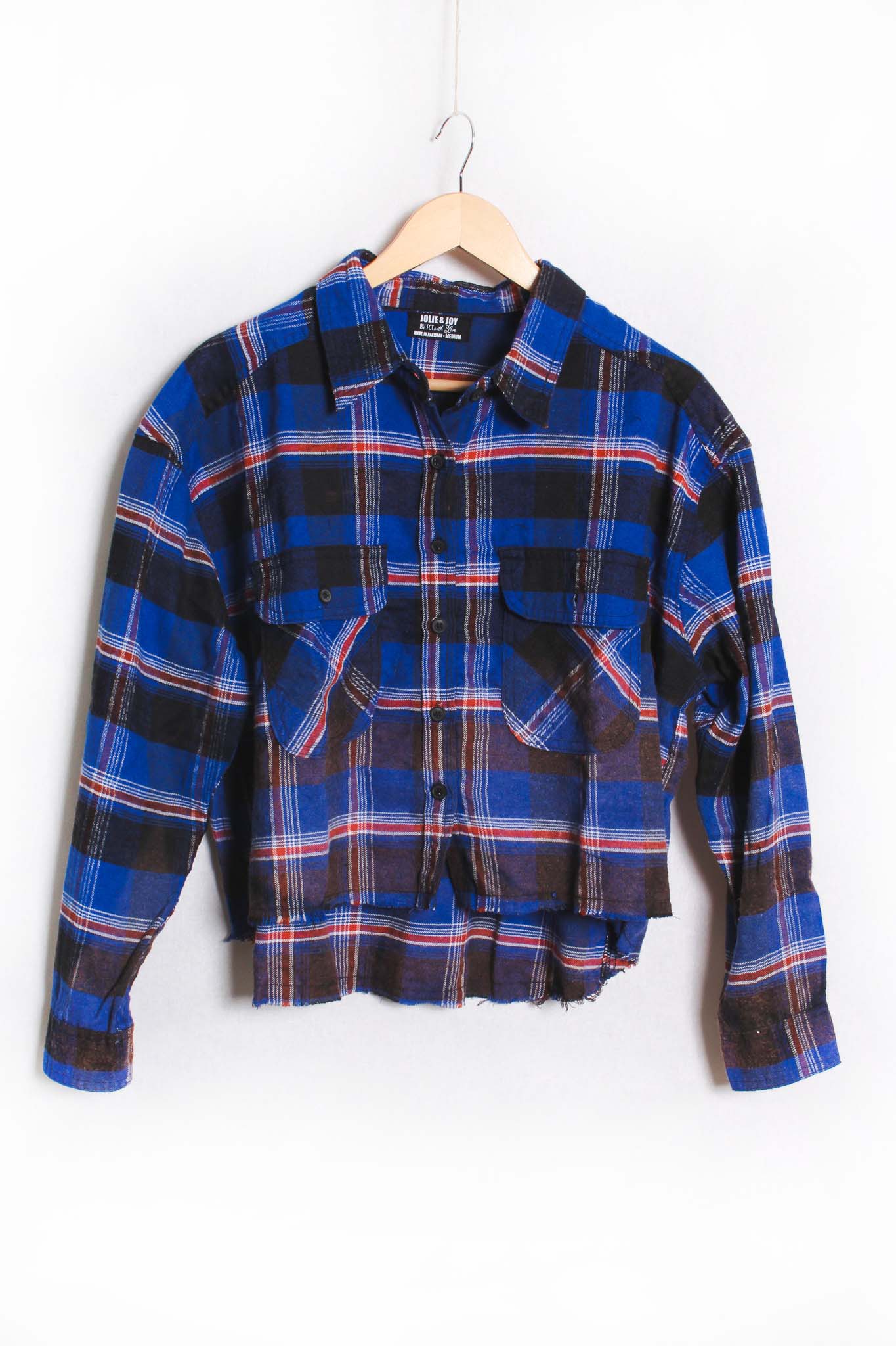 Hi-Lo Raw Edge Flannel