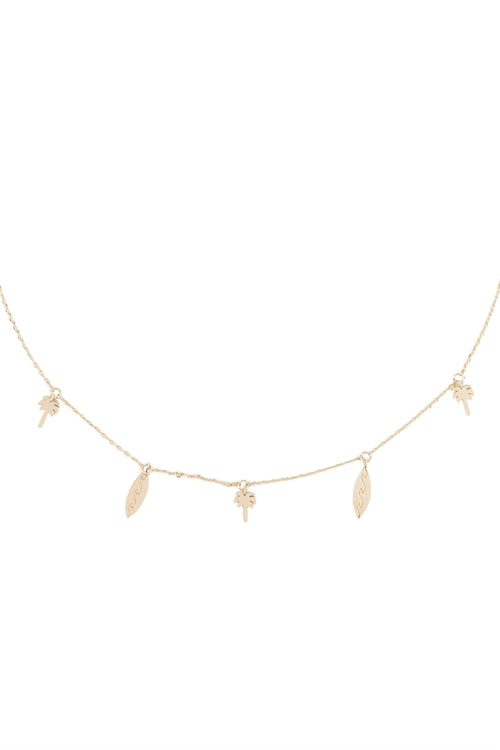 Coastal Necklace (silver and gold)