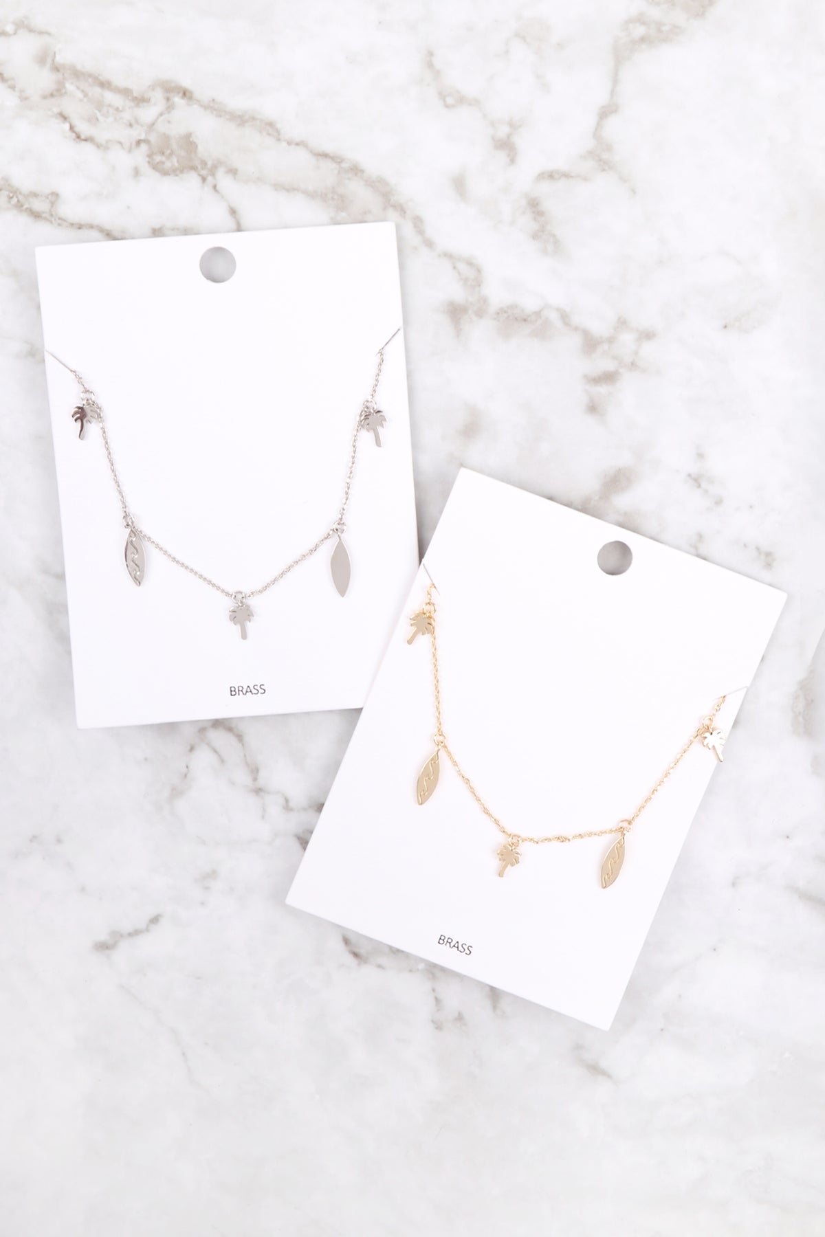 Coastal Necklace (silver and gold)