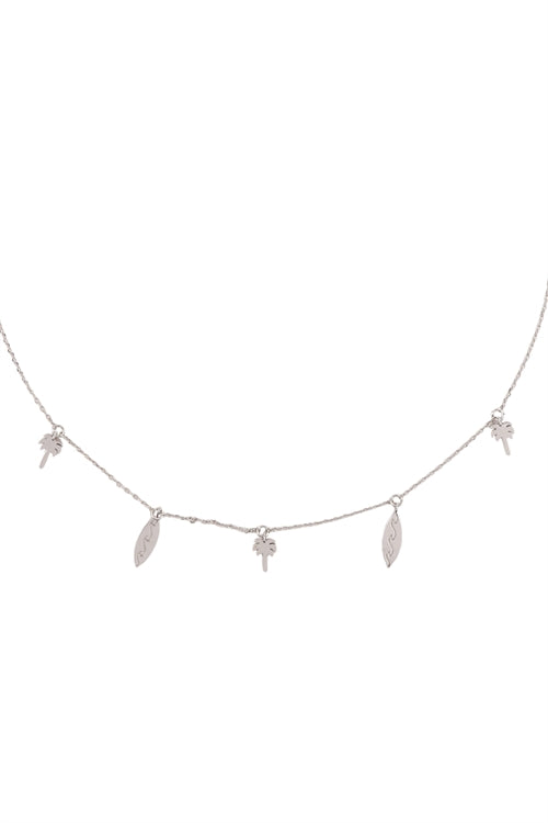 Coastal Necklace (silver and gold)