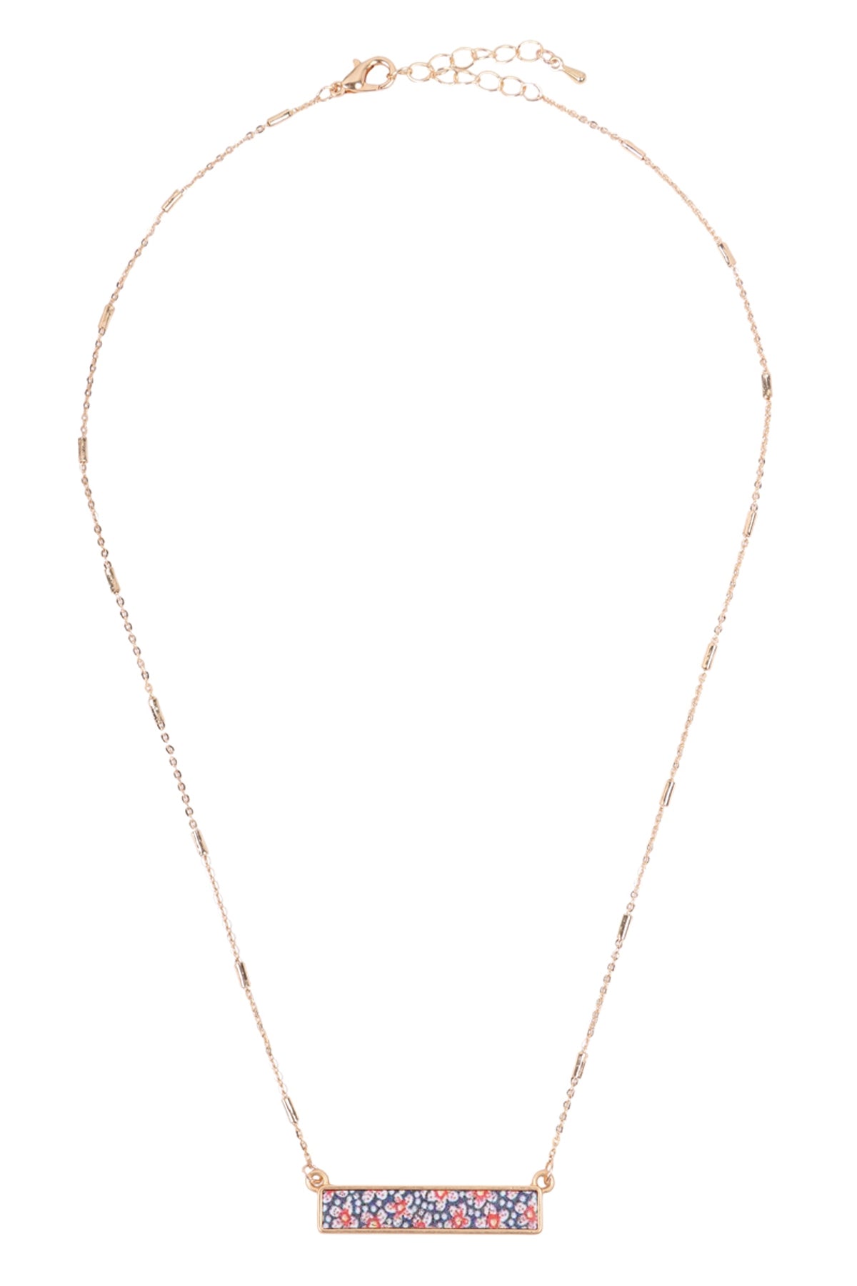 Floral Bar Necklace