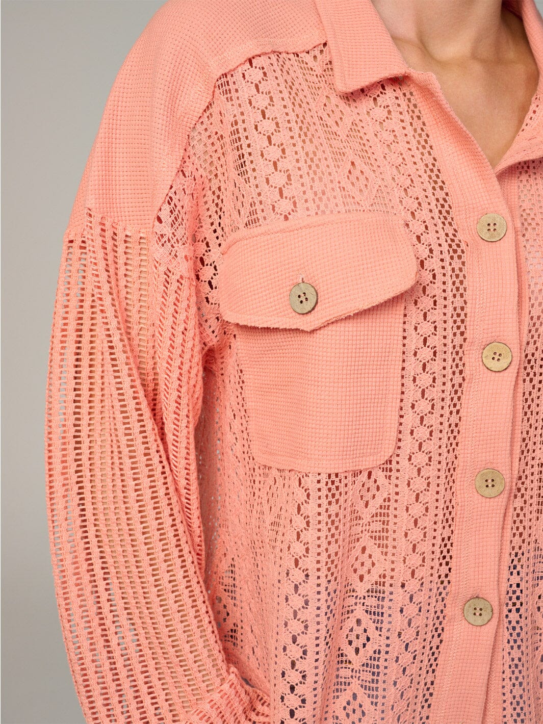 Amelia Button Top