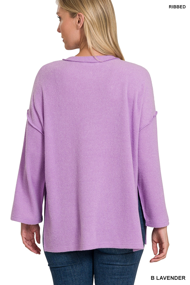 Coming Around Henley Top (Lavender and Blue)