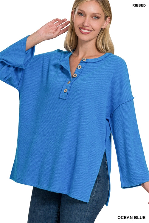 Coming Around Henley Top (Lavender and Blue)