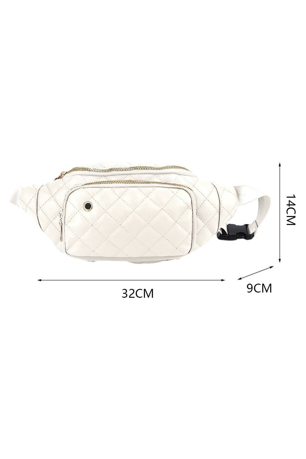 Southport Sling Bag (in White and Black)
