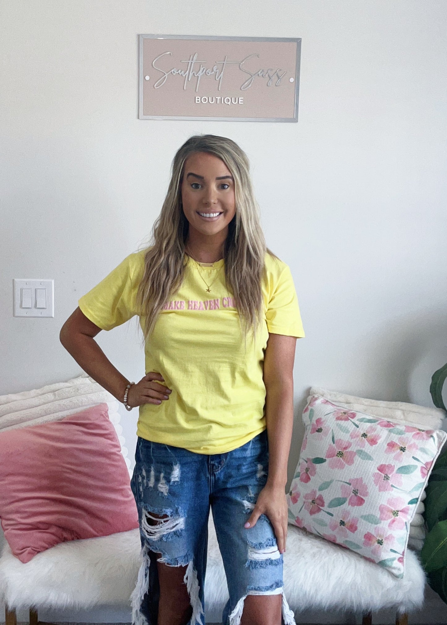 Make Heaven Crowded Tee