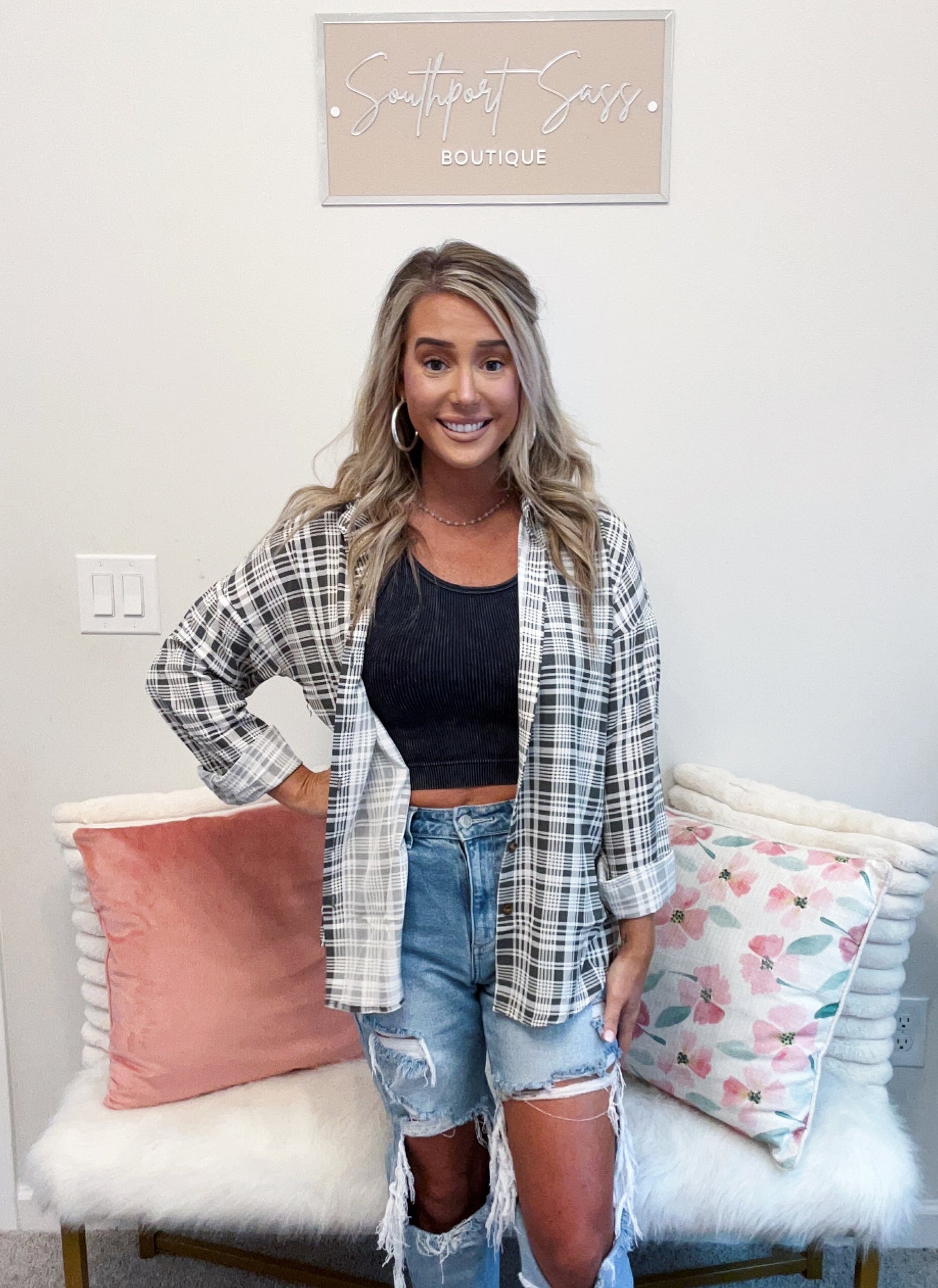 Here for the Ride Flannel