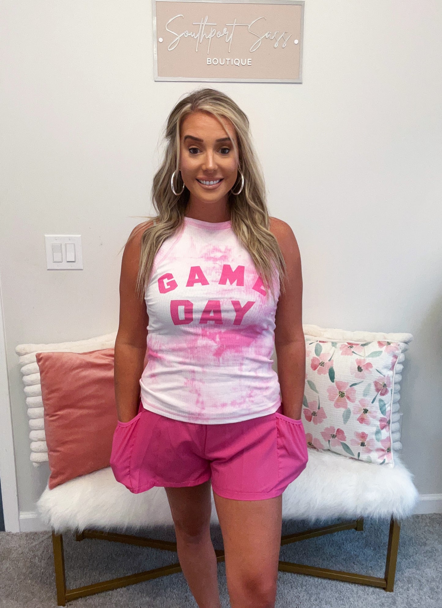Game Day Pink Tank