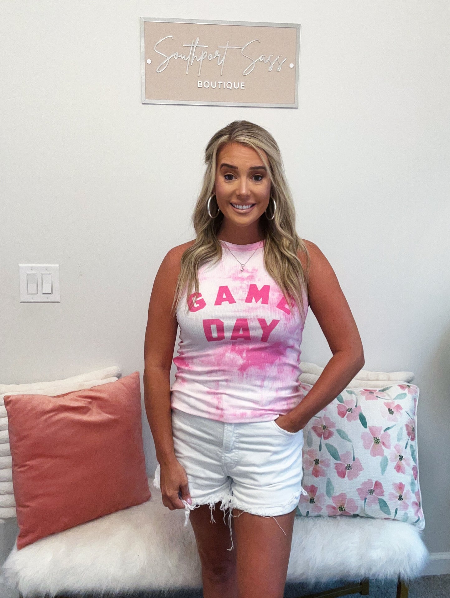Game Day Pink Tank