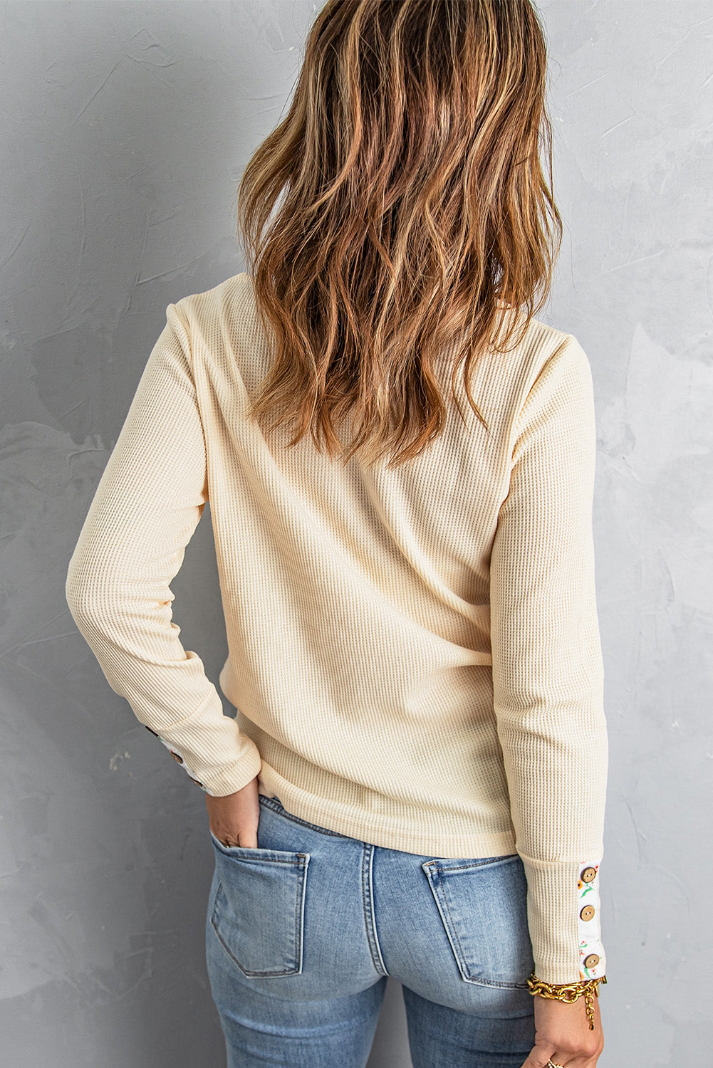 Blossom Waffle Knit Top