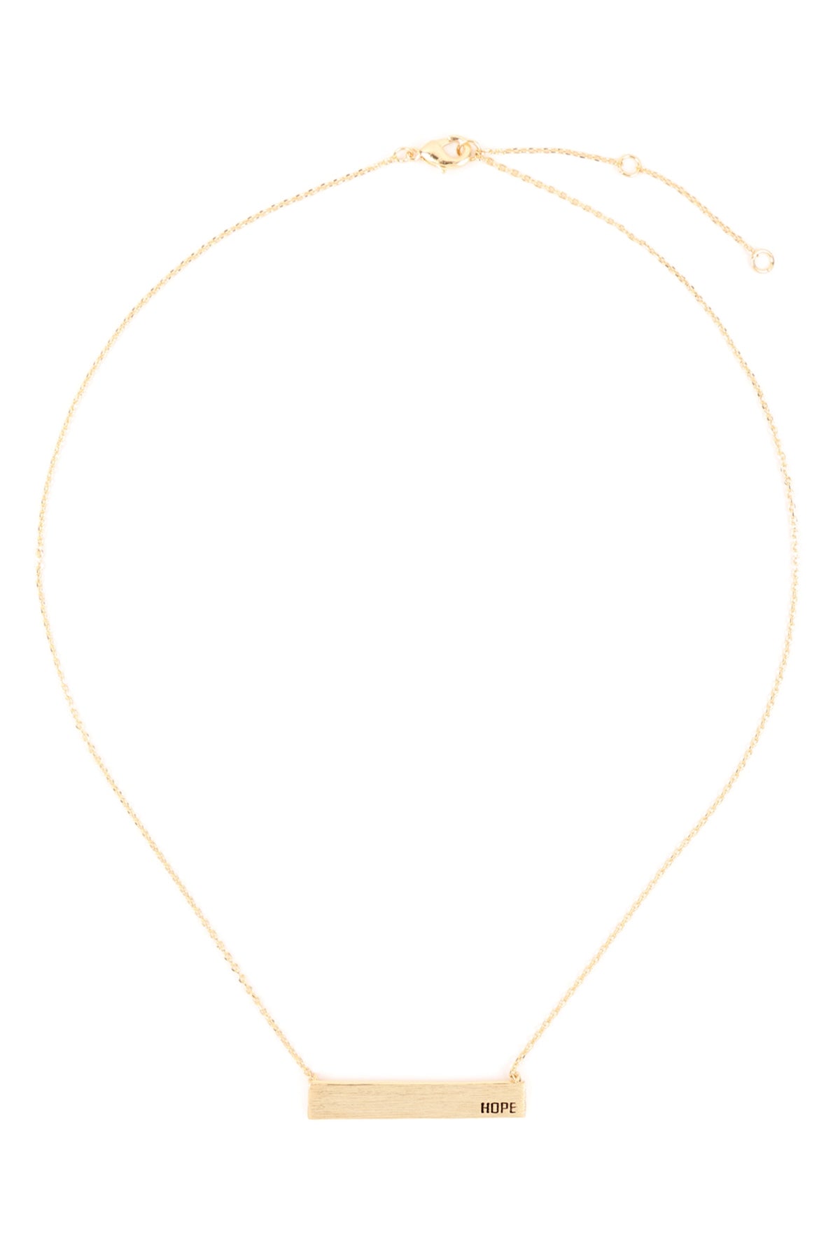 HOPE Bar Necklace