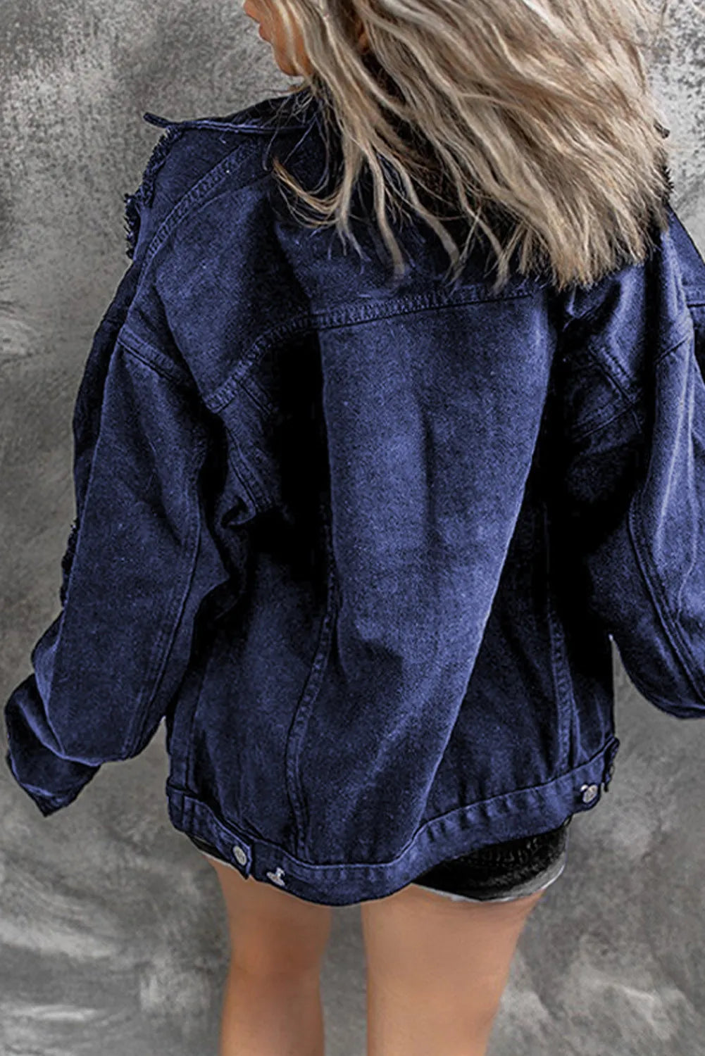 Distressed Denim Jacket