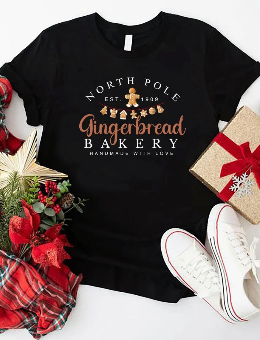 Gingerbread Bakery Tee