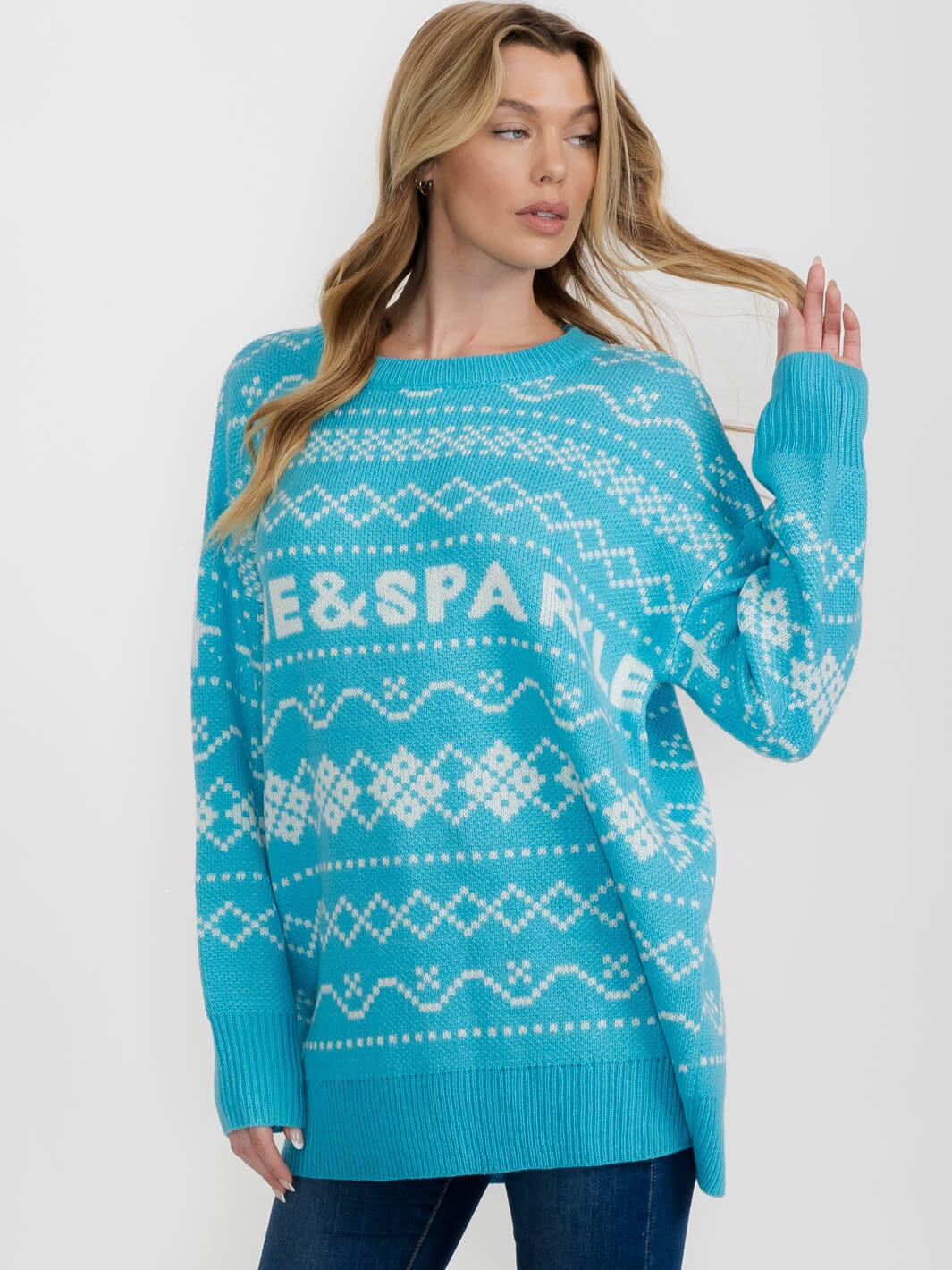 Sparkle & Shine Oversized Sweater