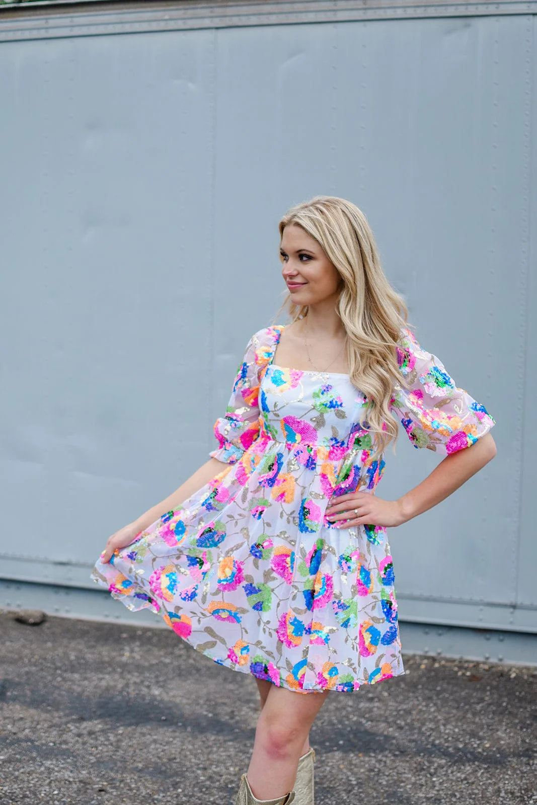 Beautiful Bold Sequin Dress