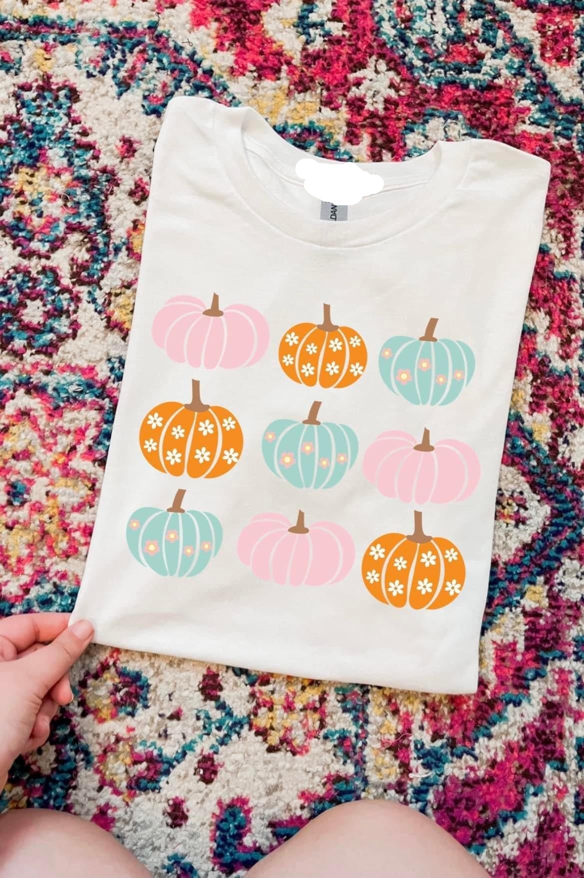 Colorful Pumpkins Tee