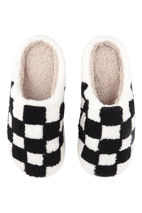 Checkered Slippers