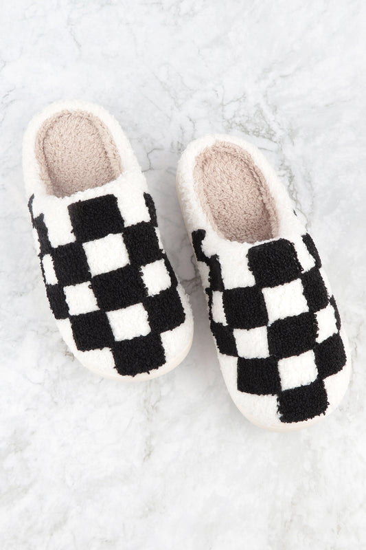 Checkered Slippers