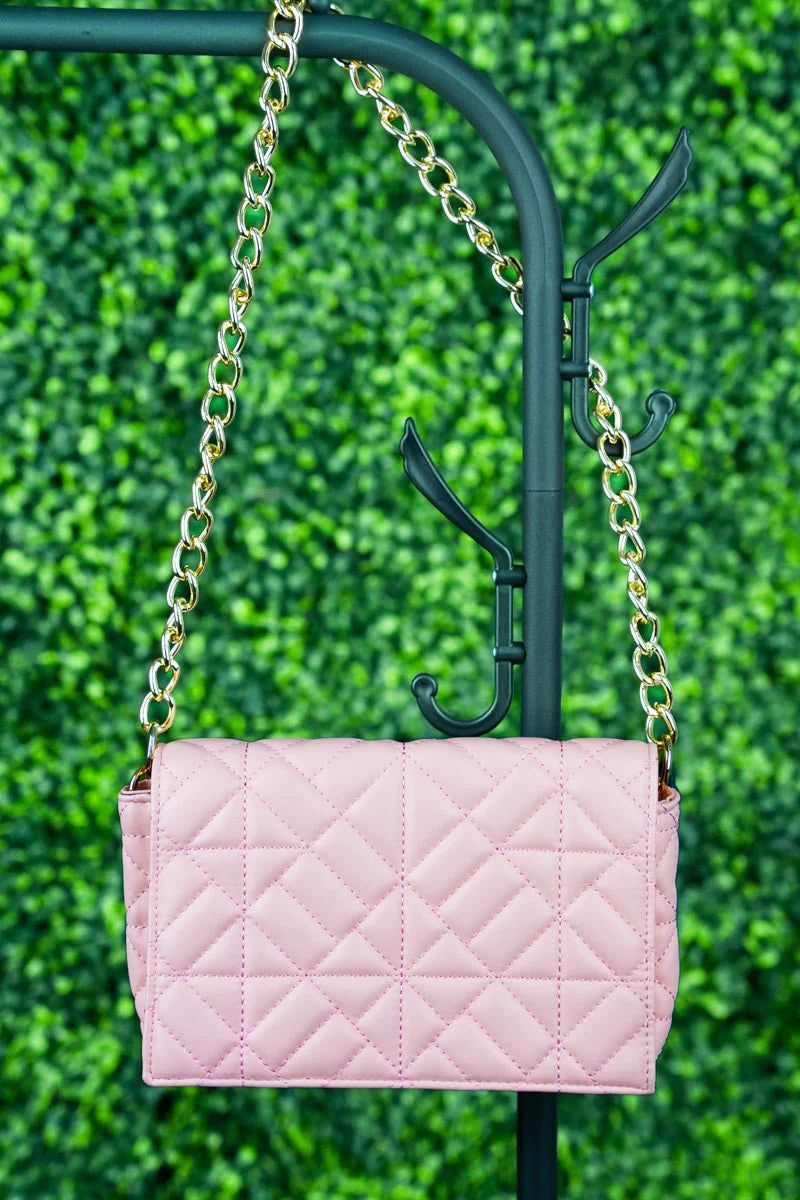 Pink Quilted Bag