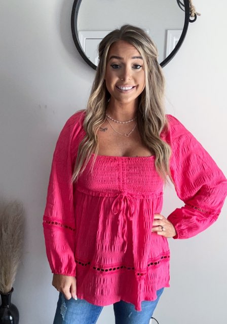 Beach View Pink Blouse